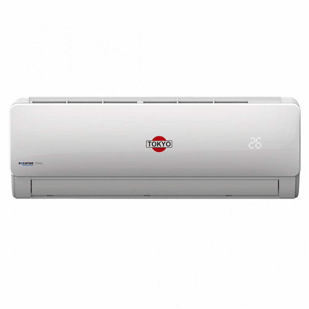 El Acondicionador de Aire Tokyo Xperience 12000 BTU es un equipo de climatización de alta eficiencia diseñado para mantener tu espacio fresco en verano y cálido en invierno. Con una capacidad de 12,000 BTU, ofrece un rendimiento óptimo en diferentes condiciones climáticas. Cuenta con un sistema de filtración avanzado, varias funciones convenientes como el modo turbo y el modo silencio, y un diseño innovador que proporciona comodidad y ahorro energético.

- Marca: Tokyo
- Modelo: Xperience 12000 BTU F/C Eco
- Capacidad: 12.000 BTU
- Filtración: 3 niveles: Carbón activo, Ion de plata y Filtro Catalizador de frío
- Rango de temperatura: 16°C - 30°C
- Funciones: Timer, Turbo, Silencio, Display Led Apagado, Sueño, Autolimpieza, Auto restart, Bloqueo para niños, Función Swing Sway
- Kit de Instalación: Cable de conexión de 3,5m, Tubería de cobre puro de 3m, Tubo de desagüe de 2m

- Dimensiones Evaporador: Ancho: 88 cm, Alto: 37 cm, Profundidad: 29 cm
- Dimensiones Condensador: Ancho: 78 cm, Alto: 57 cm, Profundidad: 35 cm

INSTALACIÓN INCLUIDA