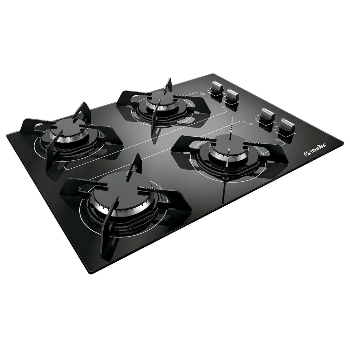 Cooktop Mueller de 4 quemadores con quemador Ultra Flame
- Rejillas individuales de hierro fundido
- Rejillas con 6 puntos de apoyo y material reforzado que garantizan resistencia y seguridad para el uso diario y estabilidad de las sartenes.
- Quemador Ultra Llama
- Potencia para una rápida preparación de tus recetas.
- Encendido súper automático
- Se ilumina al girar el botón, facilitando el manejo y control de las llamas.
- Mesa de cristal templado
- Sus quemadores de acero esmaltado y su mesa de cristal templado facilitan su limpieza