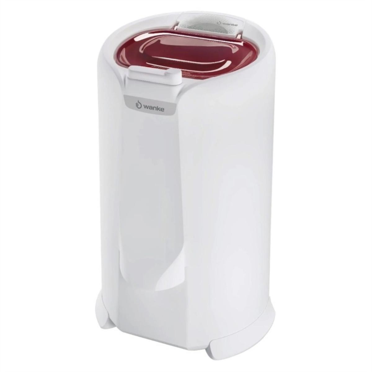 Eco/Confort en color bordo combina estilo y eficiencia. Ideal para secar ropa rápidamente, su diseño compacto y rendimiento potente la hacen perfecta para cualquier hogar. 

Centrifugadora Wanke 10K Bella Eco/Confort Bordo
Con un potente motor de 10,000 revoluciones por minuto, garantiza una extracción de agua efectiva, reduciendo el tiempo de secado. Su diseño compacto y elegante se adapta fácilmente a cualquier espacio, mientras que su tecnología Eco cuida el medio ambiente al consumir menos energía. Además, cuenta con múltiples programas para diferentes tipos de tejidos, asegurando un cuidado delicado y óptimo para tu ropa. Ideal para el hogar moderno.

Especificaciones
- Capacidad de 10 kg
- Motor de 2800 W
- Temporizador de 15 minutos
- Salida frontal de agua
- Sistema de seguridad LATCH
- Filtro de pelusa
- Tubo de drenaje