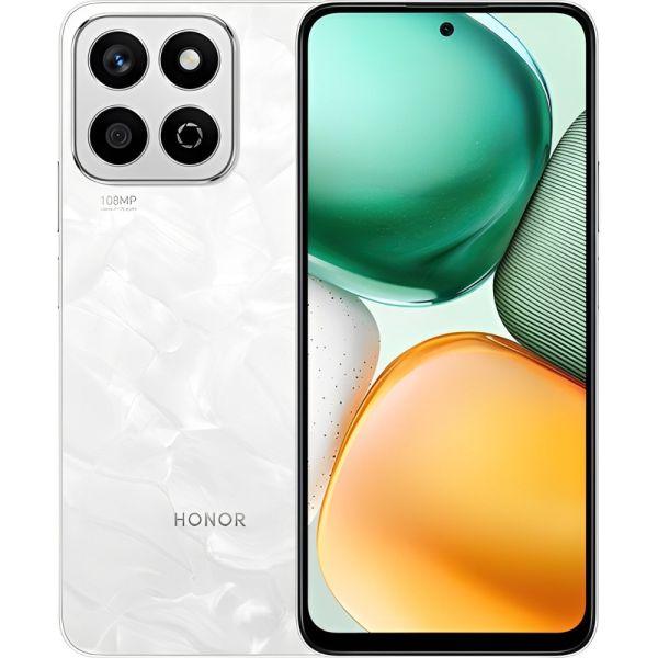 - Pantalla IPS LCD de 6.77" con resolución HD+
- Cámara trasera dual de 108 MP + 2 MP
- Cámara frontal de 8 MP
- Batería de 5200 mAh con carga rápida de 35W
- Procesador Snapdragon 685 Octa-core (2.8 GHz)
- Almacenamiento de 256GB y 8GB de RAM (+8GB virtual)
- Certificación IP64: resistente al agua y polvo

Detalles adicionales:

- Marca: HONOR
- Modelo: X7C
- Color: White
- GPU: Adreno 610
- Resistencia: IP64 (protección contra agua y polvo)
- Dual SIM: Sí

El Honor X7C combina potencia, resistencia y tecnología en un diseño elegante, convirtiéndose en una excelente opción para quienes buscan un smartphone confiable y versátil.

- Pantalla inmersiva para disfrutar al máximo
Con una pantalla IPS LCD de 6.77" y resolución HD+ (720 x 1610 píxeles), el HONOR X7C ofrece imágenes nítidas y colores vibrantes, ideales para ver videos, jugar y navegar cómodamente.

- Fotografía avanzada con doble cámara
- Cámara principal de 108 MP: Captura imágenes con gran nivel de detalle y nitidez.
- Sensor secundario de 2 MP: Mejora la profundidad y el efecto bokeh en retratos.
- Cámara frontal de 8 MP: Perfecta para selfies y videollamadas de alta calidad.
- Rendimiento fluido y almacenamiento amplio
- Equipado con el procesador Qualcomm Snapdragon 685 de 8 núcleos y una velocidad de 2.8 GHz, este smartphone ofrece un desempeño rápido y eficiente en multitarea, juegos y aplicaciones exigentes. Además, cuenta con 8GB de RAM y 8GB adicionales de RAM virtual para una experiencia más fluida.

- Con 256GB de almacenamiento interno, tendrás espacio suficiente para fotos, videos y aplicaciones sin preocuparte por la memoria.

Batería potente y carga rápida
- Capacidad de 5200 mAh: Uso prolongado sin interrupciones.
- HONOR SuperCharge de 35W: Carga tu dispositivo en menos tiempo.
- Conectividad y seguridad
- Conectividad avanzada: Bluetooth 5.0, GPS, GLONASS, BeiDou y GALILEO.
- Interfaz versátil: USB Type-C y puerto de audio 3.5 mm.
- Sistema Operativo: MagicOS 8.0 basado en Android 14.