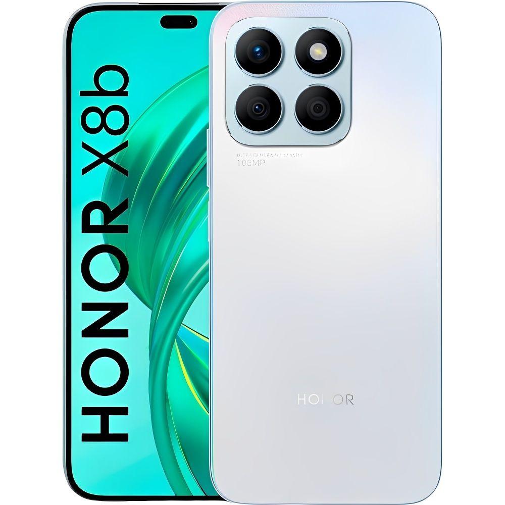 - Tamaño de pantalla: 6.7" AMOLED
- Resolución: 2412 x 1080p
- Cámara principal: Triple 108Mp - 5Mp - 2Mp
- Cámara frontal: 50Mp

Detalles

El Honor X8b LLY-LX3 Dual se destaca por su impresionante pantalla AMOLED de 6.7 pulgadas, que ofrece una resolución de 2412 x 1080 píxeles. Con una frecuencia de actualización de 90Hz y un brillo máximo de 2000 nits, proporciona una experiencia visual excepcionalmente fluida y brillante, ideal para disfrutar de contenido multimedia y juegos.

Este dispositivo funciona con el sistema operativo Android 13, bajo la capa de personalización MagicOS 7.2.

La cámara principal triple es uno de los puntos fuertes de este dispositivo. Incluye un sensor principal de 108 MP con apertura f/1.8, que captura imágenes impresionantes en alta resolución; un lente ultra gran angular de 5 MP con apertura f/2.2, ideal para paisajes y fotos grupales; y una cámara macro de 2 MP con apertura f/2.4 para capturas detalladas a corta distancia. Además, la cámara cuenta con funciones como flash LED, HDR y panorama, y es capaz de grabar video en 1080p a 30fps.

Para los amantes de las selfis, el Honor X8b ofrece una cámara frontal de 50 MP con apertura f/2.1, que también incluye flash LED y capacidad de grabación de video en 1080p a 30fps, asegurando selfis de alta calidad incluso en condiciones de poca luz.

En resumen, el Honor X8b LLY-LX3 Dual combina una pantalla de alta calidad, un rendimiento sólido y cámaras versátiles, lo que lo convierte en una excelente opción para quienes buscan un smartphone completo y poderoso.

Más Información

- Marca Honor
- Tipo de SIM: Nano SIM
- Tamaño de pantalla: 6.7"
- Bandas 3G: 1 (2100 Mhz), 2 (1900 Mhz), 5 (850 Mhz), 8 (900 Mhz)
- Conectividad Inalámbrica: Beidou, Bluetooth 5.0, GALILEO , GLONASS, GPS, Wi-Fi 802.11 a/b/g/ac
- Batería: 4500 mAh
- Slot Micro SD N/A
- Bandas 2G: 850 - 900 - 1800 - 1900
- Lectores de acceso: Huella Digital
- Tecnología de pantalla: AMOLED
- Cámara Trasera: Triple 108Mp - 5Mp - 2Mp
- Sistema Operativo: Android 13, MagicOS 7.2
- Resolución de video: 1080p FHD
- Velocidad: 2.4 GHz
- Flash LED: Sí
- Cámara Frontal: 50MP
- Bandas 4G Latinas: B13 (700 Mhz), B17 (700 Mhz), B2 (1900 Mhz), B28 (700 Mhz), B3 (1800 Mhz), B38 (2600 Mhz), B4 (1700-2100 Mhz), B7 (2600 Mhz), B1(2100 Mhz), B5 (850 Mhz), B12 (700 Mhz), B20 (800 Mhz), B40 (2300 Mhz), B41 (2500 Mhz), B19 (850 MHz), B18 (850 MHz), B26 (850 MHz)
- Procesador Gráfico: Adreno 610
- Dual SIM: Si
- Interfaz: USB Type-C 2.0, OTG
- Resolución: 1080 x 2412p
- Chipset: Qualcomm SM6225 Snapdragon 680 4G
- Rango de pantalla: Mayor o igual a 5.5
- CPU Procesador / Núcleos: (8) Octa-core