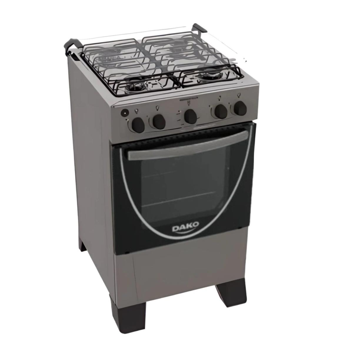 Cocina Dako Amazonas 4H Gris 1797

La cocina Dako Amazonas 4H Gris 1797 ofrece funcionalidad y estilo. Cuenta con 4 hornallas, tapa de vidrio templado y respaldo. Su horno Easy Clean facilita la limpieza, y la puerta del horno posee un elegante vidrio curvado y espejado que aporta un toque moderno. Ideal para quienes buscan practicidad, diseño y eficiencia en su cocina diaria.

Características técnicas. 

- Modelo: Dako Amazonas 4H Gris 1797
- Color: Gris
- Tipo de gas: Gas (natural o GLP, según configuración)
- Cantidad de hornallas: 4
- Material de la mesada: Acero inoxidable
- Tapa superior: Vidrio templado curvado y espejado
- Doble vidrio para mejor aislamiento térmico
- Diseño: Elegante y moderno 
- Puerta del horno con buen aislamiento térmico
- Easy Clean (limpieza fácil)

Dimensiones:

- Alto: 74 cm.
- Ancho: 48 cm.
- Profundidad: 52 cm.
- Horno y hornallas a gas
- Medidas del horno de la cocina

- Alto: 28cm
- ancho: 37 cm
- Profundidad: 45 Cm