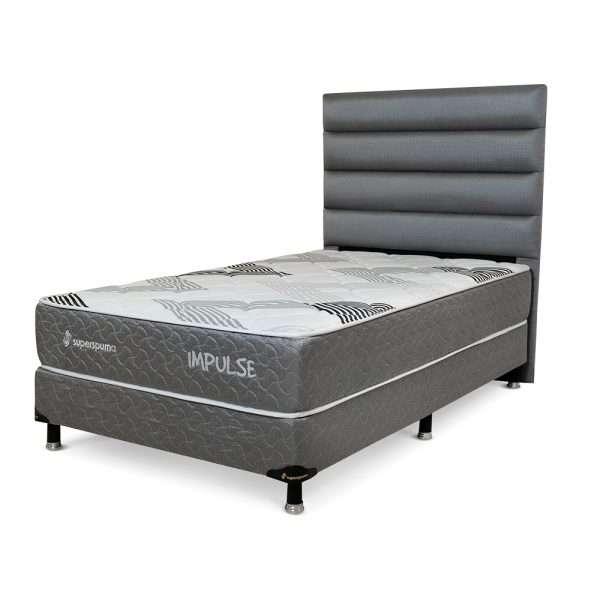 Opción perfecta para los niños y jóvenes que buscan un descanso de calidad y comodidad en un diseño moderno y elegante.
Se adapta fácilmente a diferentes espacios y necesidades.

- Es un colchón modelo simple, de la línea infanto juvenil utilizable en un solo lado.
- Está compuesto por espumas de densidad media.
- Tecnología de resortes bonell.

- Medida: 100 x 190 cm 
- Diseño: simple
- Versión: Gris oscuro – Blanco con vivos en naranja
- Tecnología: resortes bonell
- Densidad: Media
- Soporte: 85 kilos
- Altura total: 59 cm