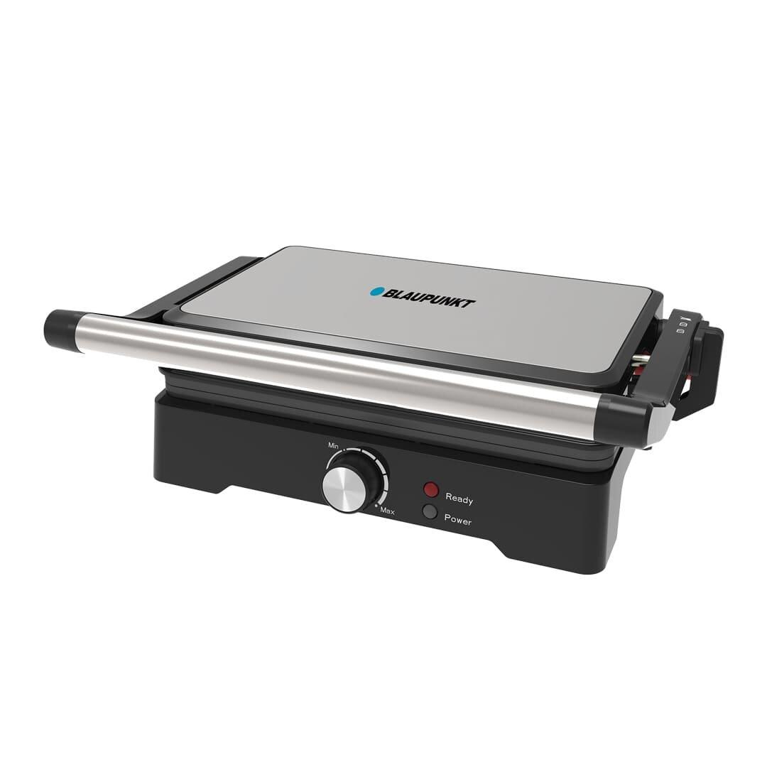 Lleva tus comidas al siguiente nivel con el Panini Grill 1500W! Ideal para preparar paninis, sándwiches, carnes, vegetales y mucho más de manera rápida y saludable.

CARACTERÍSTICAS:

 Diseño de alta calidad.
 Fácil limpieza.
 Fácil de usar con luces indicadoras.
 Acero inoxidable.
 Parrilla antiadherente.
 Con bandeja profunda que recoge el exceso de aceite.
 230 V—50 Hz 1500 W.
Control de temperatura ajustable para obtener el punto perfecto en cada preparación.

MEDIDAS DEL PRODUCTO 
- ANCHO: 32 CM
- ALTURA: 11 CM
- FONDO: 28 CM
Es un electrodoméstico multiuso que te permite ahorrar tiempo, espacio y energía, ya que funciona como grill de contacto.
