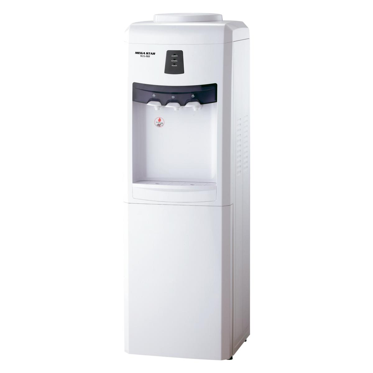 Descubre la comodidad y la versatilidad de nuestro bebedero con refrigeración por compresor. Disfruta de bebidas frías, calientes o a temperatura ambiente con solo un toque. Con su sistema de 3 temperaturas, podrás elegir la opción que mejor se adapte a tus preferencias. Con voltaje de 220V, se ajusta fácilmente a la mayoría de las tomas de corriente. Refréscate, hidrátate o disfruta de tus bebidas preferidas a la temperatura ideal con nuestro confiable bebedero. ¡Simplifica tu vida y disfruta de bebidas refrescantes en cualquier momento!


CARACTERÍSTICAS

- 3 Temperaturas: frio, caliente y natural
- Refrigeración por compresor
- Capacidad / Temperatura / Potencia:
- Agua fría: 2.0L / (<10°C) / 85W
- Agua caliente: 5.0L / (>90°C) / 500W
- Voltaje: 220V 50/60Hz
- Gas refrigerante: R134a