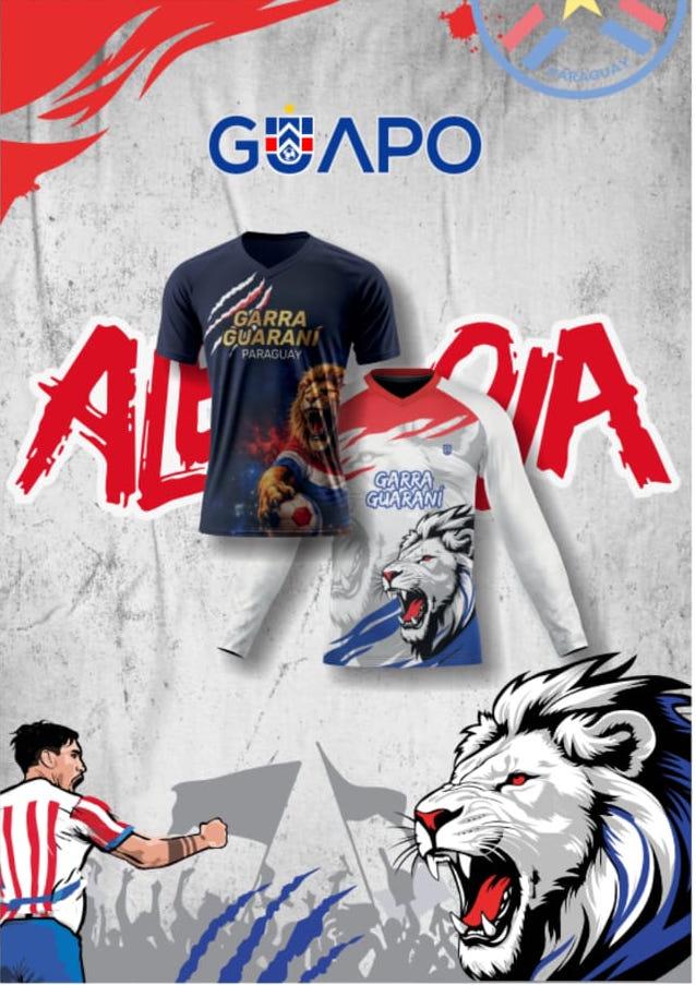 REMERA GUAPO UV WORLD CUP  
TALLES P, G, GG,
