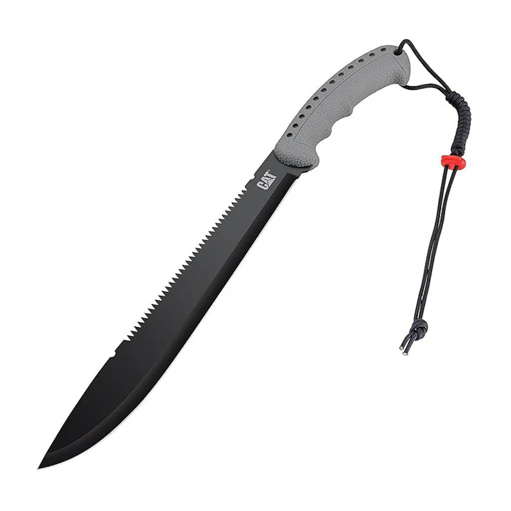 MACHETE CAT CON FUNDA 21" HOJA INOX