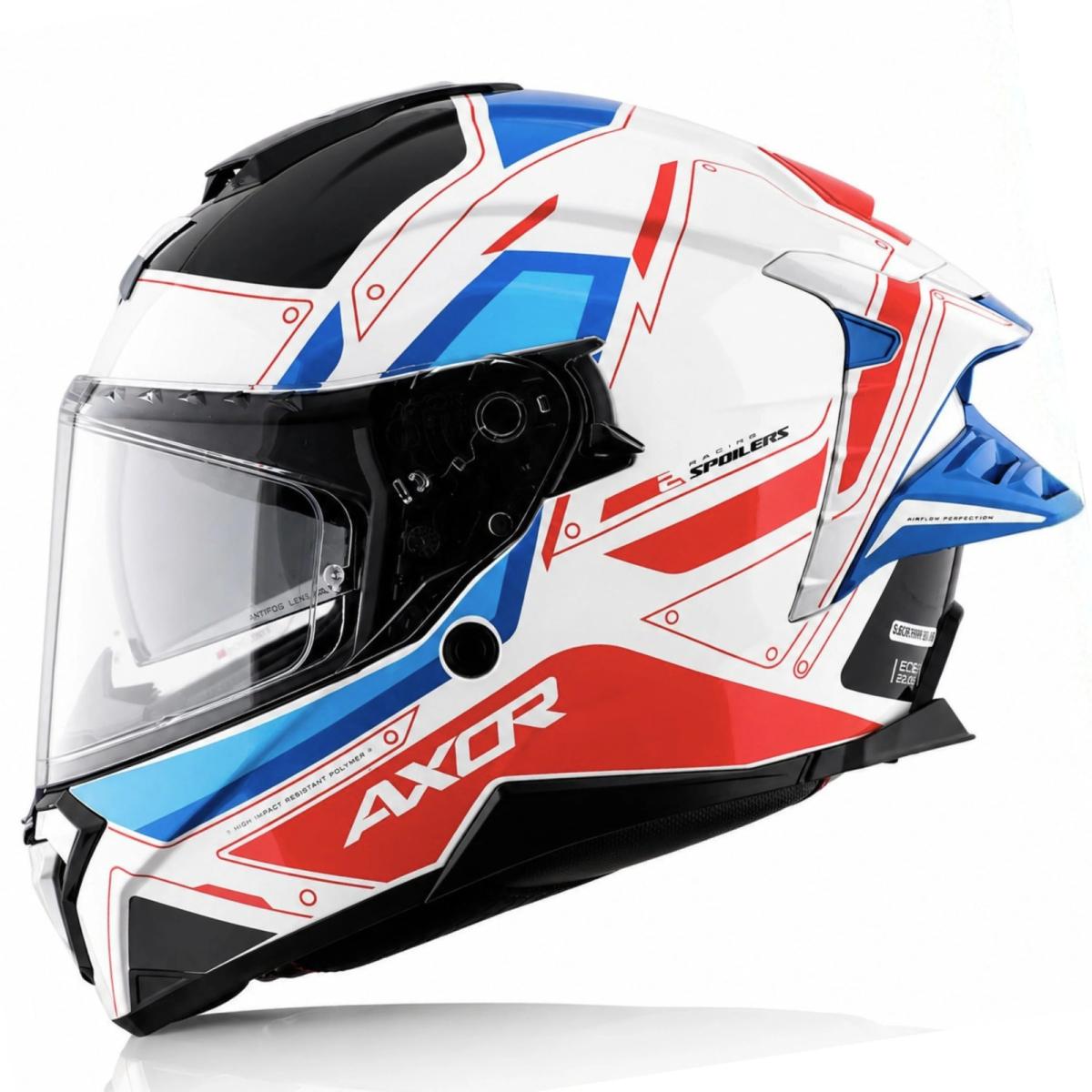 CASCO CERRADO AXOR BRUTALE BLANCO  M