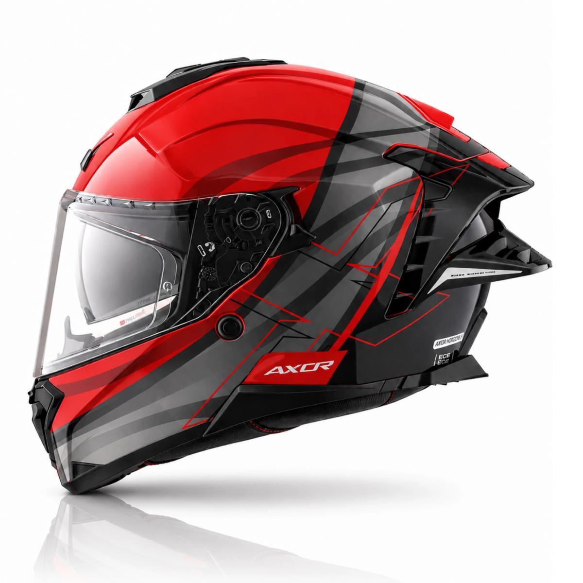 CASCO CERR AXOR BRUTALE ROJO M