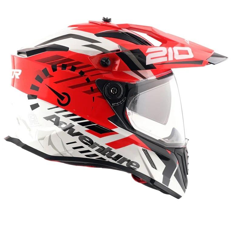 CASCO DUAL AXOR X-CROSS SPEED ROJO M