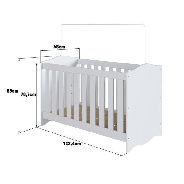 CUNA 3 EN 1 ENCANTO BLANCO (COMPLETA) MOBELMAX