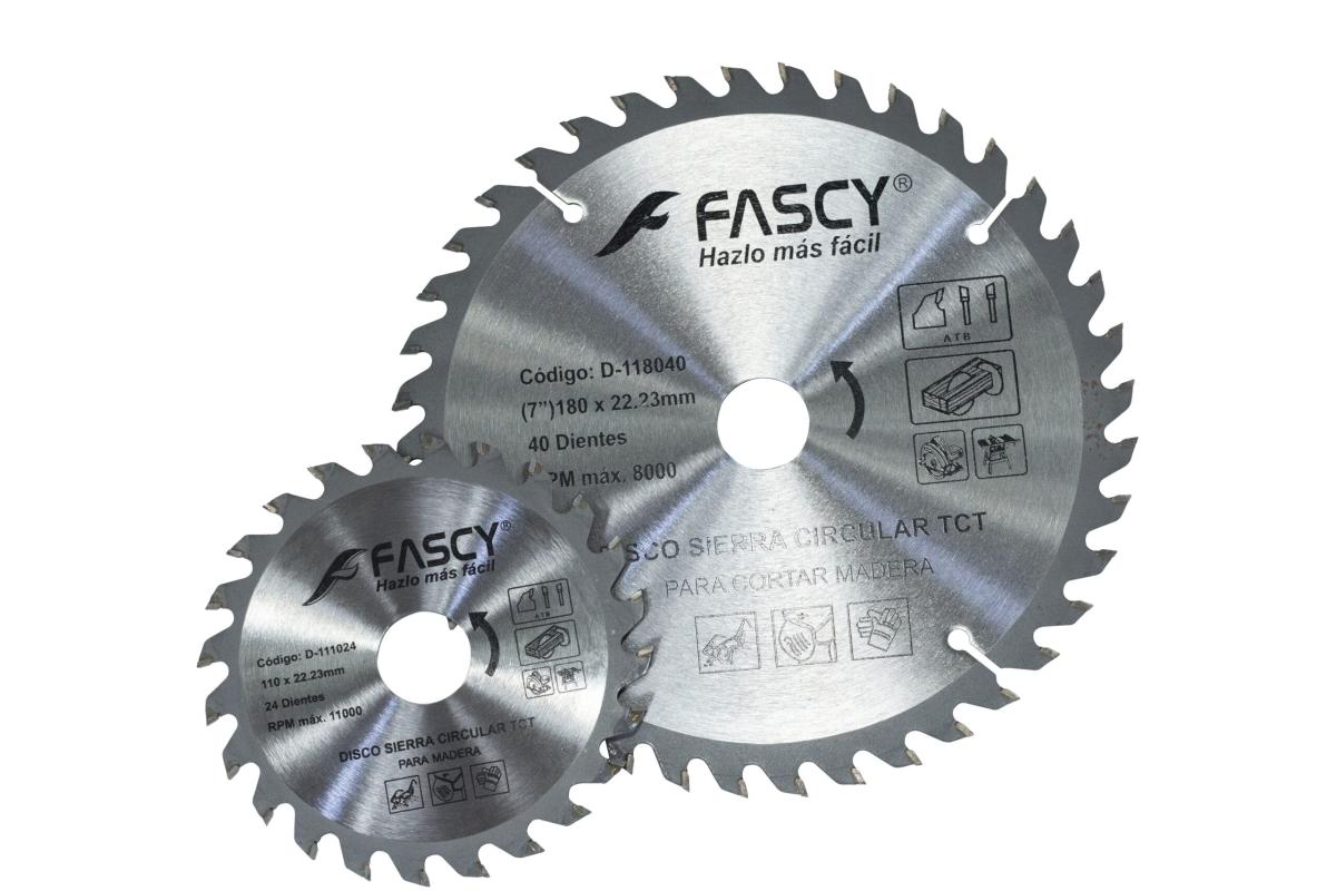 DISCO SIERRA FASCY TCT MADERA 180MM 60T