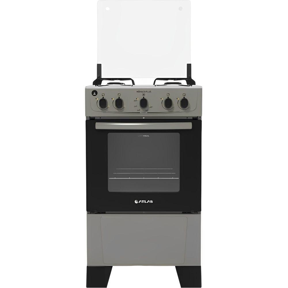 ATLAS COCINA 4H MONACO PLUS TITANIO C/E