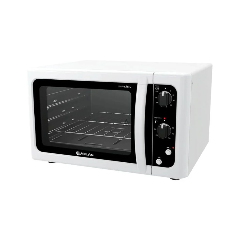 ATLAS HORNO ELECT 44L 1750W/GRILL/TIMER 50C-300C BLANCO