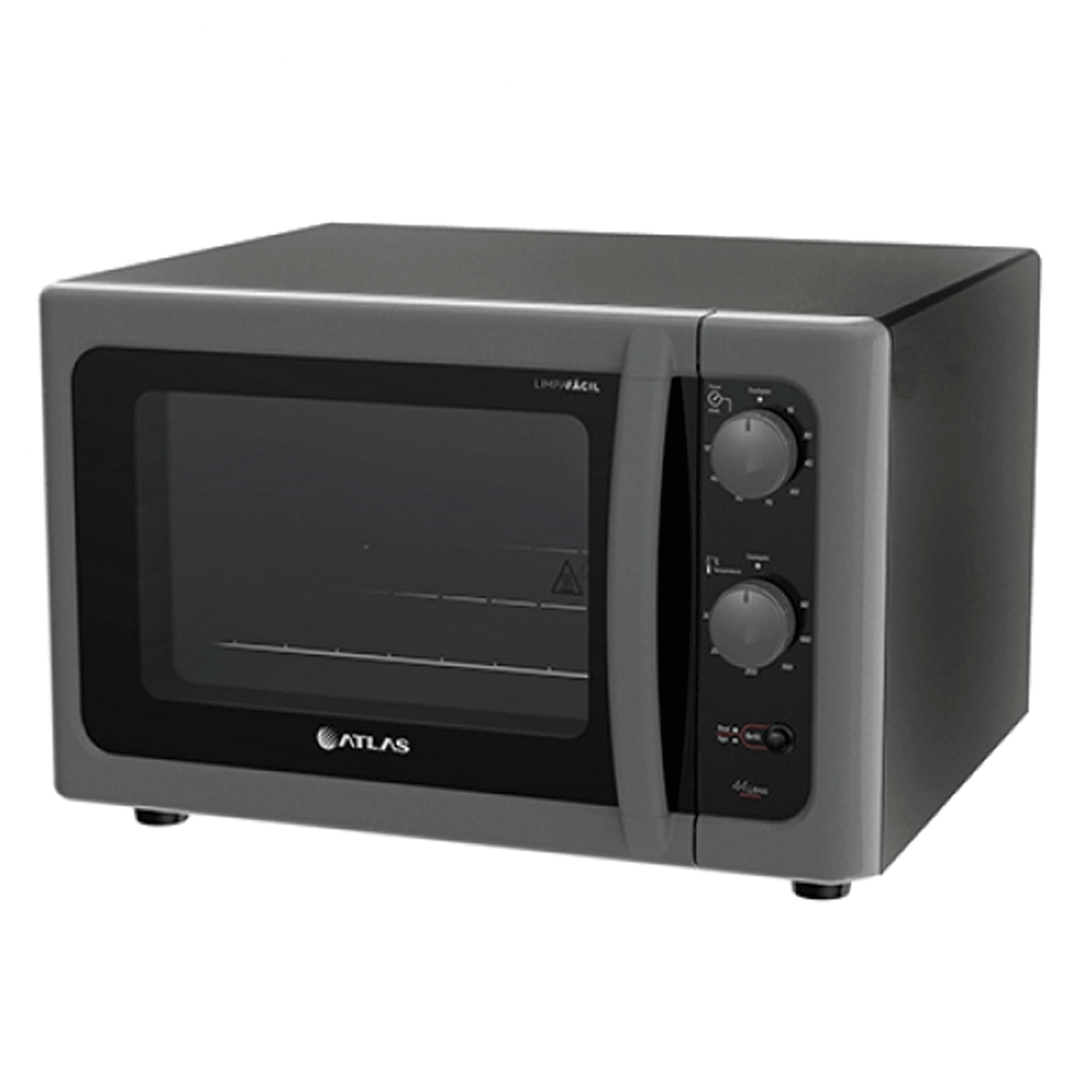 ATLAS HORNO ELECT 44L 1750W/GRILL/TIMER 50C-300C TITANIO