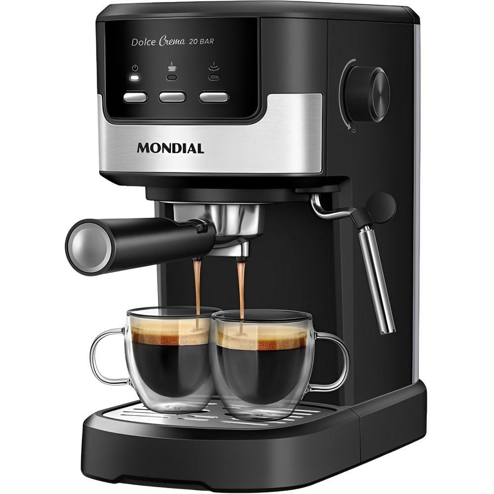 CAFETERA MONDIAL EXPRESSO DOLCE CREMA 20BAR C-20-EC 220V