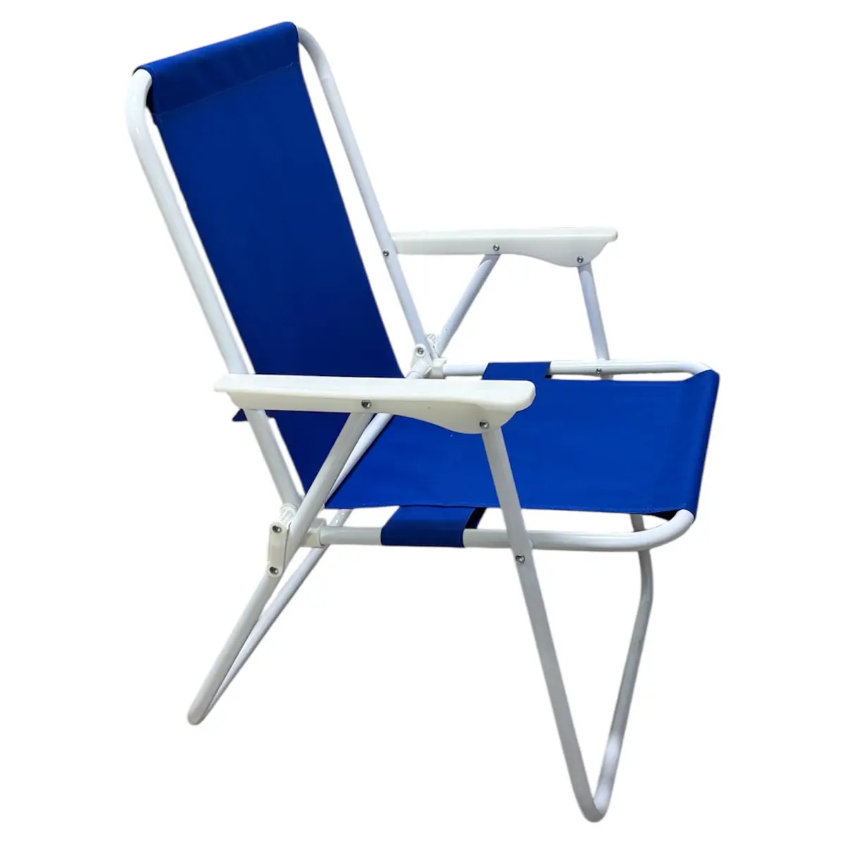 SILLA PLEGABLE BTF ALUMINIO 130kg AZUL