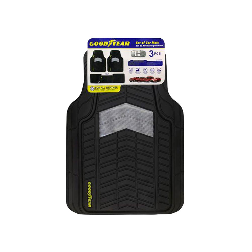 ALFOMBRA 3 PCS NEGRA=KA1510-B