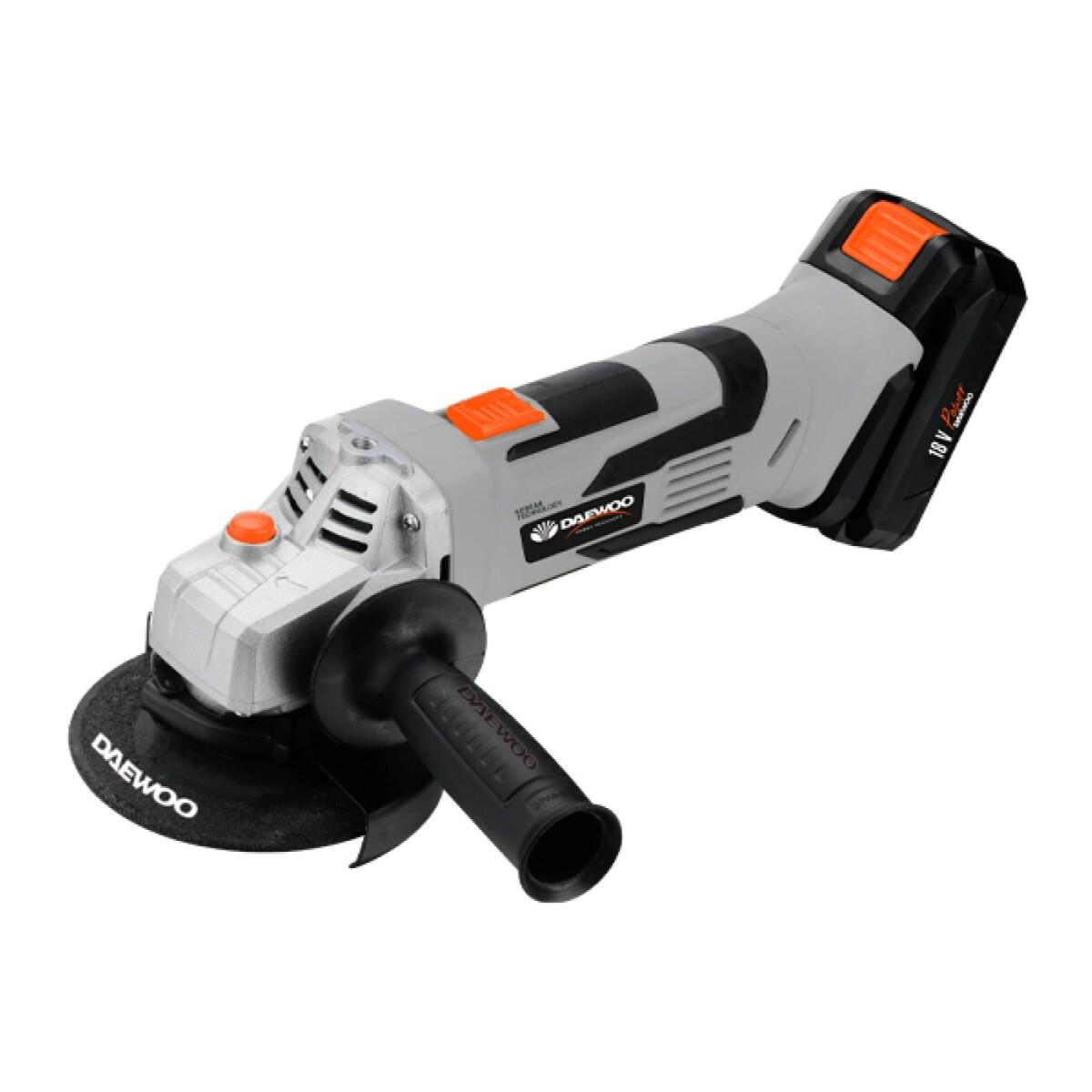 AMOLADORA DAEWOO A BATERÍA 20V 115MM C/ACC