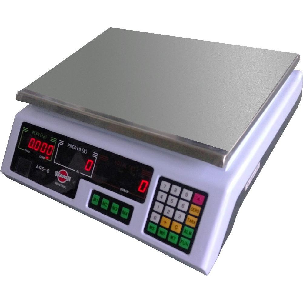 BALANZA ELECTRONICA TOKYO INDUSTRIAL MOD ACSnC 30KGS C/BATERIA 220V