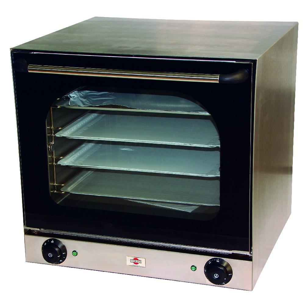 HORNO CONVECTOR ELECTRICO TOKYO IND MOD YXDn1A 4BANDEJAS INOX 50n300 C 220V/50H