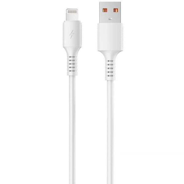 Cable Lightning MegaStar CH015B 1 Metro - Plata