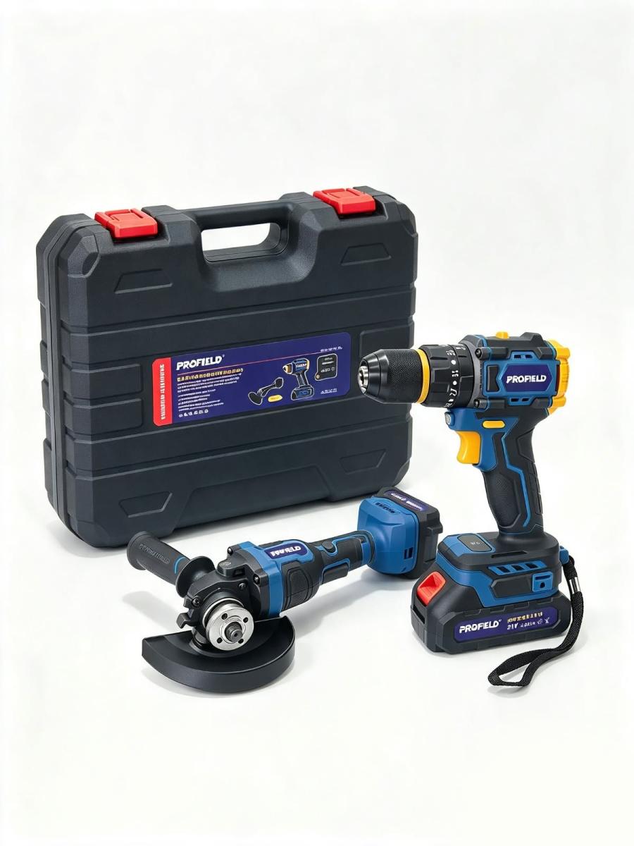 KIT TALADRO AMOLADORA PROFIELD 38 PIEZAS 0155122216