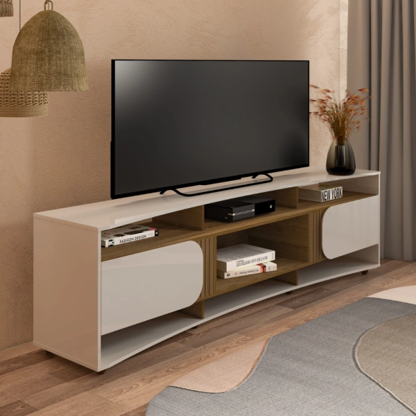 RACK ELEGANCE OFF WHITE/PINO RIPADO (ARTELY)